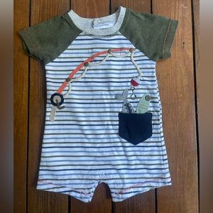 mud pie short one piece outfit size 3-6M